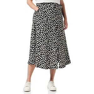 Louche Edie-Daisy-Dancer Damesrok, zwart.