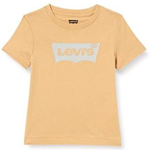 Levi's Kids Lvb Reflecterende T-shirt met korte mouwen 8eg770 S/S T-shirt voor jongens, Bruin