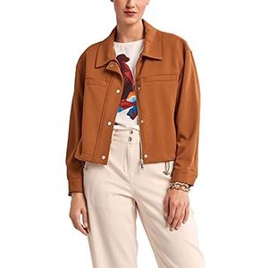 Comma Caramel 8744 Damesjas met lange mouwen, oversized