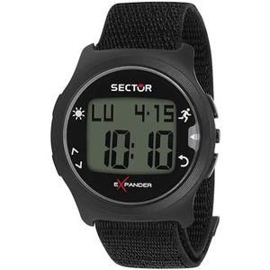 Sector No Limits Herenhorloge analoog kwarts met nylon armband R3251530001 bonbonroze band, Snoep Roze, band