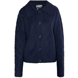 DreiMaster Cardigan en tricot pour femme 39426995, Marine, M