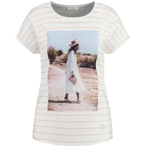 KEY LARGO T-shirt rond Tasha pour femme, Beige (1004), XS
