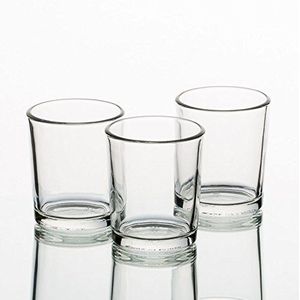 Eastland 12 stuks theelichthouders van transparant glas