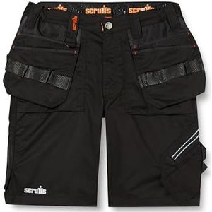 Scruffs Trade Flex Holster Shorts voor dames, zwart.