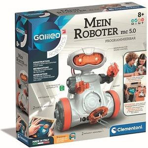 Clementoni Galileo MC 5.0 Robot programmeerbaar, voor kinderen vanaf 8 jaar, 59158, meerkleurig