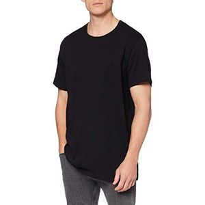 Calvin Klein S/S Crew Neck 3 stuks uniseks hemd (3 stuks), zwart.