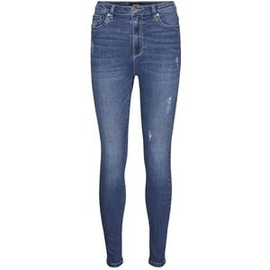 VERO MODA Vmsophia Hr Skinny Jeans Gu3288 Ga Noos Skinny Jeans voor dames, Medium blauwe denim