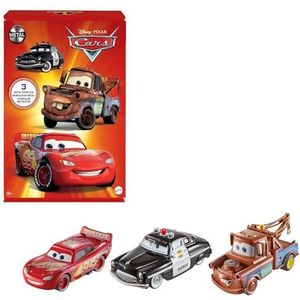 Disney - Cars Pack drie speelgoedauto's Die-Cast personages uit de film (Mattel HBW14), exclusief bij Amazon