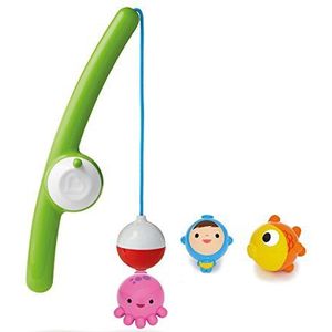 Munchkin Gone Fishin' hengel en haspel set met magnetisch badspeelgoed (met 3 verschillende dobberende badfiguurtjes)