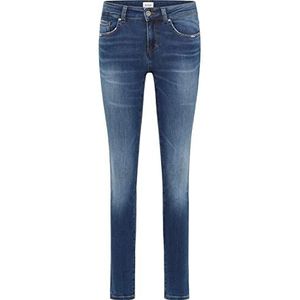 MUSTANG Quincy dames slim jeans medium blauw 702 27W 30L, middenblauw 702