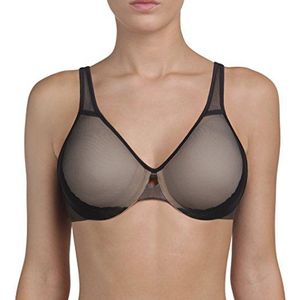 Playtex Expert in Silhouette Vrouwelijke Minimizer BH voor dames, zwart, 125E, zwart.