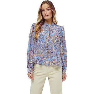 Peppercorn Blouse Mitzi Plisse Femme, Bleu (2993p Marina Blue Print), S