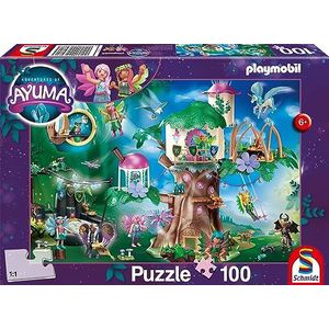 Ayuma, De magische Feenwald, 100 stukjes: kinderpuzzel Playmobil