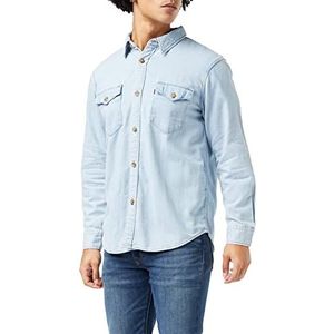 Levi's Relaxed Fit Western Z5897 Indigo Ston herenhemd, Z5897 Indigo Stonewash, S, Z5897 Indigo Stonewash