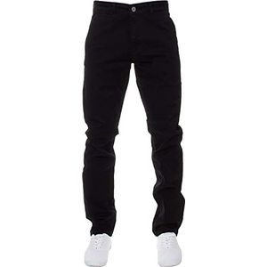 Enzo Ez348 Skinny jeans voor heren, zwart.
