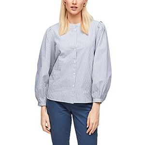 s.Oliver Damesblouse, blauw gestreept