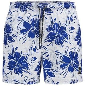 Jack & Jones Jpstmaui Jjswim Flower Aop AKM, Blanc., XXL