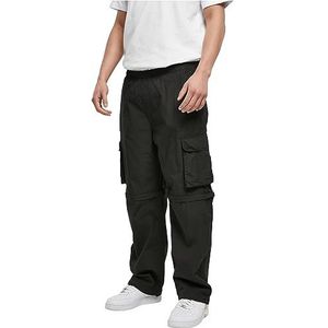 Urban Classics Pantalon zippé pour homme, Noir, XL