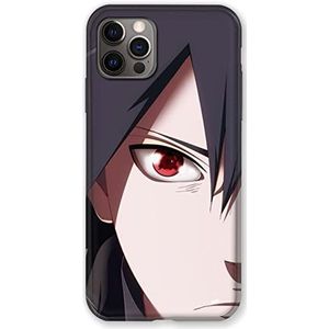 Hoesje voor iPhone 13 Pro Manga Naruto Sasuke Face