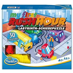 ThinkFun 76443 - Mijn eerste Rush Hour - Het bekende stauspel voor kinderen vanaf 3 jaar, logisch spel voor 1 speler, met taken voor beginners en experts