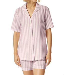 Schiesser Korte pyjama voor dames, pijama, Lila.