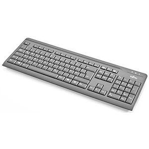 Fujitsu KB410 USB AZERTY, Frans, zwart - toetsenborden (standaard, met kabel, USB, AZERTY, zwart)