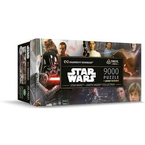 Trefl Prime - UFT Puzzel: Star Wars, Darth Vader Collection - 9000 stukjes, grote puzzel, dikste karton, biologisch, eco, vrije tijd voor volwassenen en kinderen vanaf 12 jaar