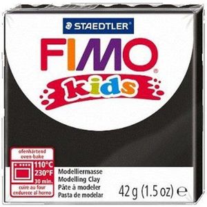 Fimo Kids tabletten, 8 stuks, 42 g, zwart