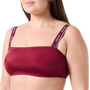 Calvin Klein RP KW0KW02731 Bandeau à bretelles amovibles pour femme Violet (Prune Glaze), L, Violet (vernis prune), L