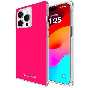 Case-Mate BLOX Beschermhoes voor iPhone 15 Pro Max - Neon watermeloen [3,7 m valbescherming] [MagSafe-compatibel] - Magnetische hoes met vierkante randen voor iPhone 15 Pro Max 6,7 inch