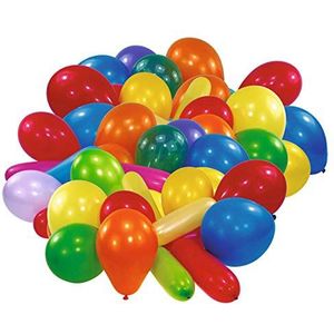 amscan - 9196 - 10 ballonnen van latex, vormen, willekeurige kleurkeuze