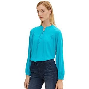 TOM TAILOR Damesblouse 30014 - Teal Blue, 40, 30014 - groenblauw