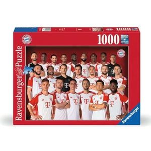 Ravensburger Puzzel 17543 - FC Bayern seizoen 2023/24-1000 stukjes FC Bayern München puzzel voor volwassenen en kinderen vanaf 14 jaar