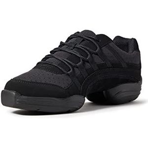 Capezio Rock It Dansneaker® volwassenen (DS24A), zwart.