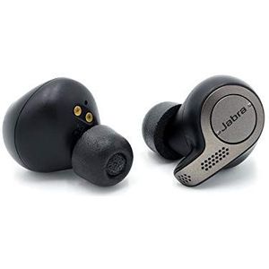 Comply TrueGrip Pro oordopjes van traagschuim voor alle draadloze Jabra True hoofdtelefoons, maat S, zwart