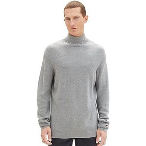 TOM TAILOR 1038241 heren sweater, Mix grijs gemêleerd 12035.