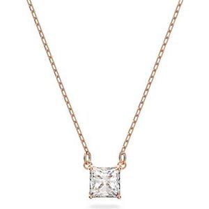 Swarovski ronde geslepen witte kristallen hanger ketting met sterrenbeeld, Kristal