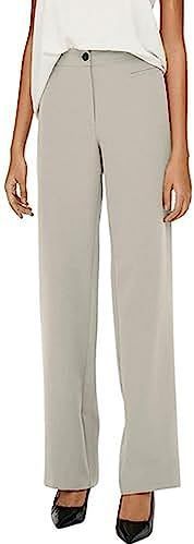 ONLY Onllana-berry Mid Straight Pant Tlr Noos Damesbroek, Pumice Stone