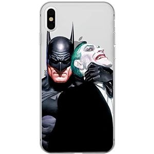 Origineel & gelicentieerd product DC Batman iPhone XS Max hoes case perfect aangepast aan de vorm van de smartphone, siliconen hoes, gedeeltelijk transparant