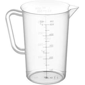 HENDI Set van 30 onbreekbare maatbekers van polypropyleen, 2 liter