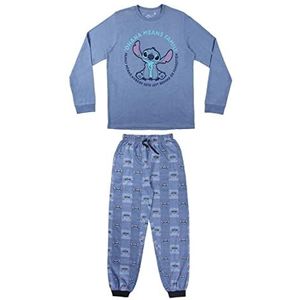 CERDÁ LIFE'S LITTLE MOMENTS - Pyjama voor heren Lilo en Stitch - familiepyjama van 100% katoen - officieel Disney-gelicentieerd product, Blauw