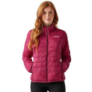 Regatta Regatta Women's Hillpack II Geïsoleerde jas Regatta Hillpack II Lichte gewatteerde damesjas met ritssluiting, donkerroze, zwart