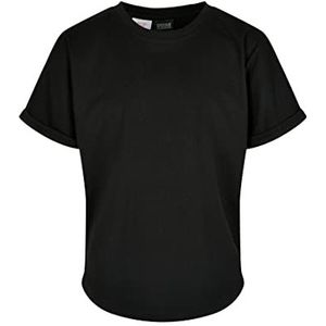 Urban Classics T-shirt met lange mouwen voor jongens, zwart.