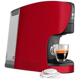 Bialetti Dama, Espressomachine, wafels, ESE, 100% composteerbaar, gerecycled kunststof, rood