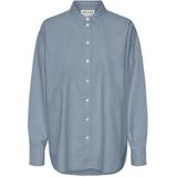 Vmparis Ls VMA Noos T-shirt Oxford ample, Vieux bleu, M