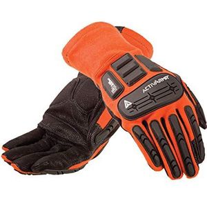 Ansell ActivArmr 97-200 handschoenen, speciaal voor mechanische risico's, zwart, maat 9 (9 paar)