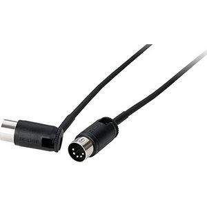 BOSS BMIDI-PB2 – 60 cm lengte – space-aving MIDI kabel met meerdere richtingen, perfect voor pedalen en alle MIDI-toepassingen