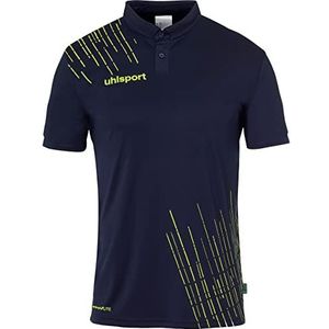 Uhlsport Score Polo Kinderen - Marine Fluogeel