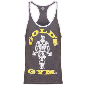 Gold's Gym, Muscle Joe Contrast Vest Tanktop voor heren