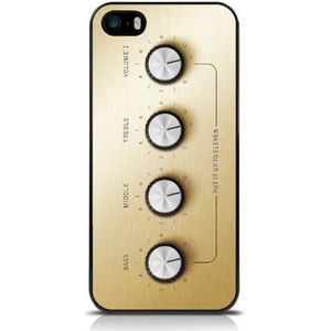 CallCandy Up To Eleven Image Back Case voor Apple iPhone SE / 5S / 5 (goudkleurig/zilverkleurig)